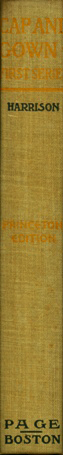 Cap and Gown  (Princeton) spine